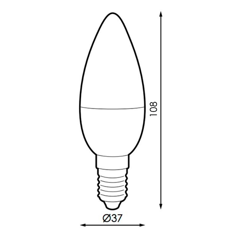 Lampadina Led Smart Tuya C37 E14 6W WiFi RGB + CCT luce regolabile e dimmerabile M LEDME - Foto 2