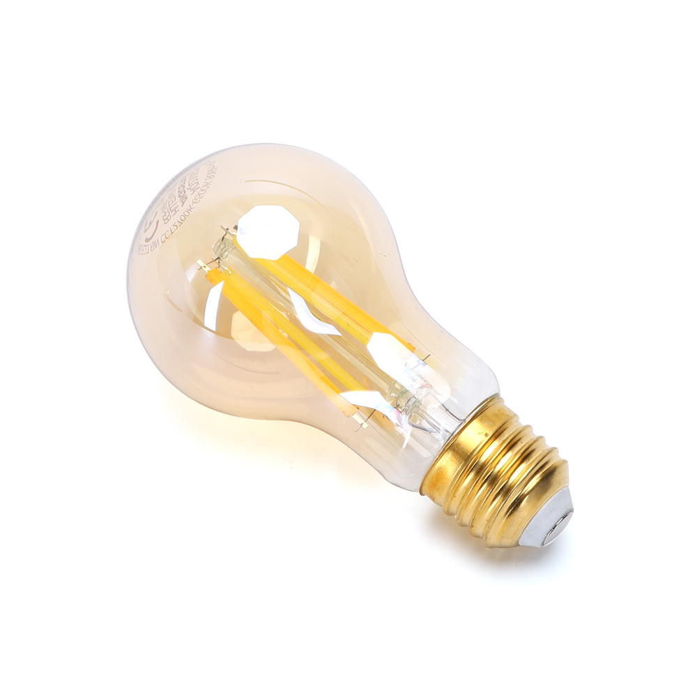Lampadina Led Vintage a Filamento Smart A60 E27 6W WiFi CCT luce regolabile e dimmerabile Aigostar - Foto 1