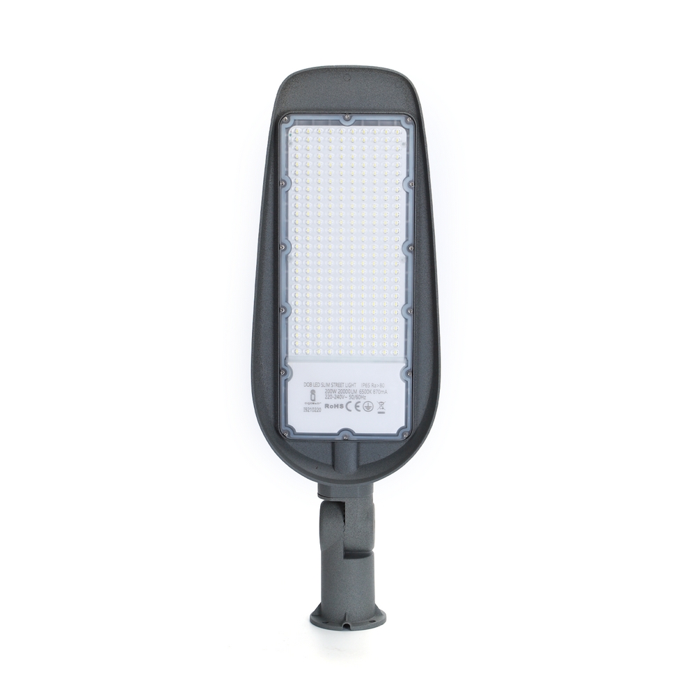 Lampione stradale Led 200W Grigio IP65 Bianco freddo 6500K Aigostar - Foto 1