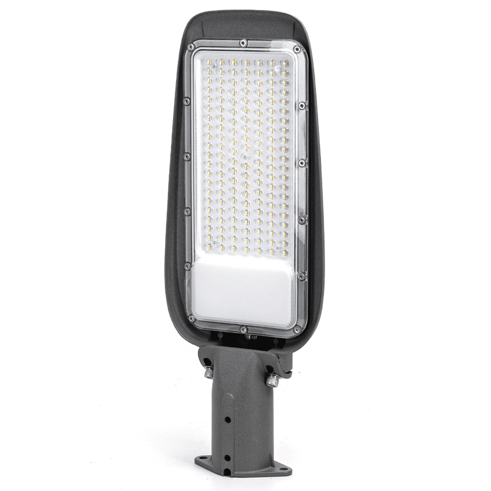 Lampione stradale Led Slim 100W Grigio IP65 Bianco freddo 6500K Aigostar - Foto 1