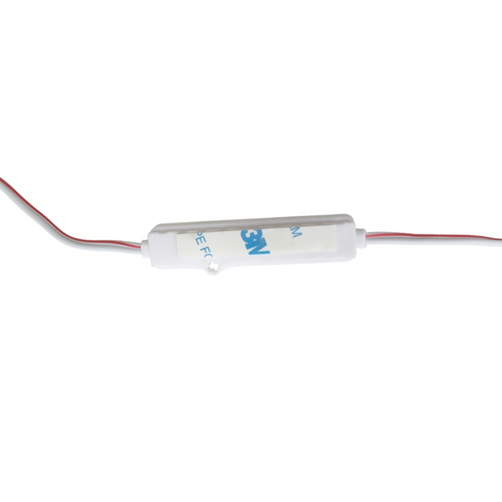 Moduli Led SMD 12V 1,2W 3 Led IP68 catena 20pz per insegne pubblicitarie Bianco freddo 6500K M LEDME - Foto 2