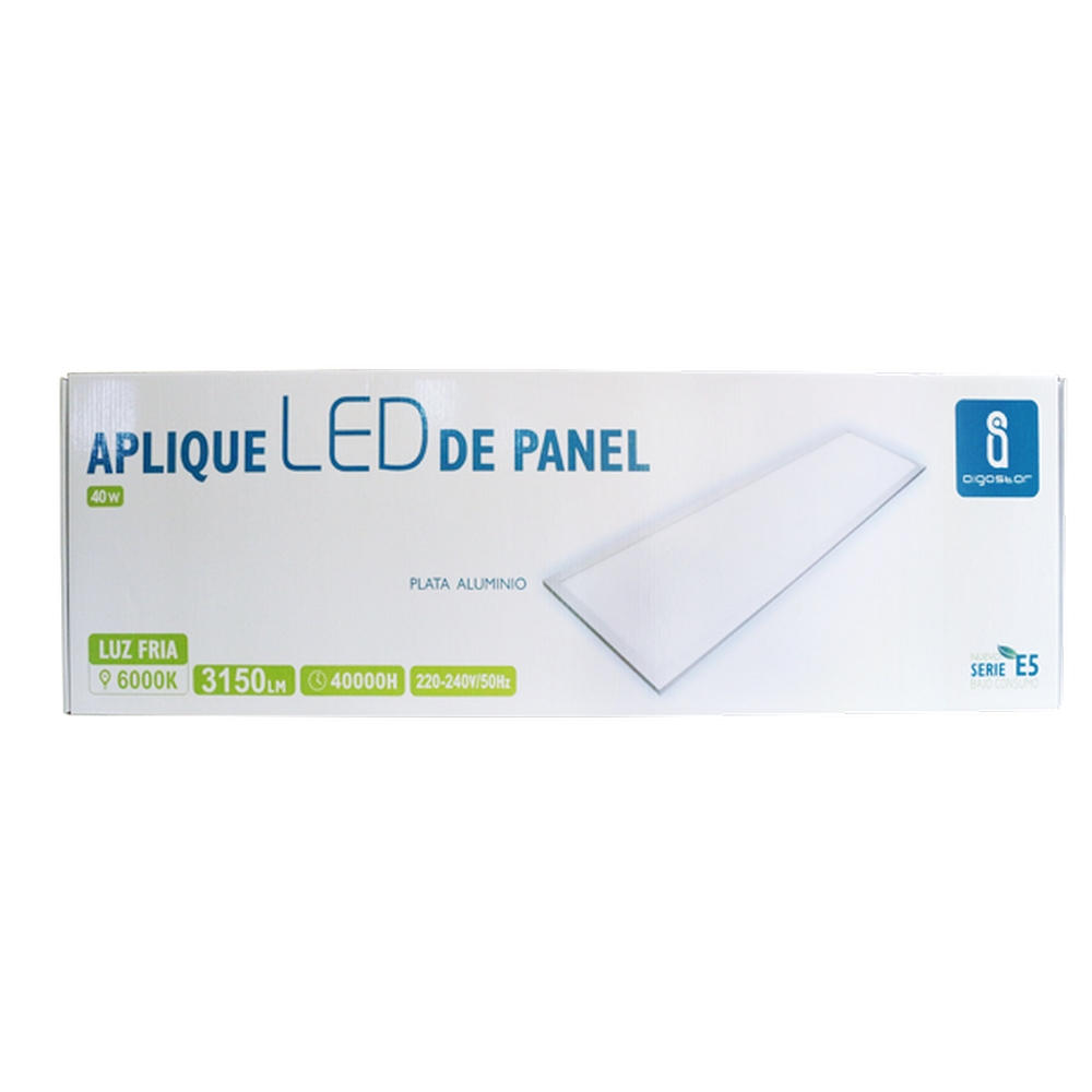 Pannello Led 25W 60x30cm Cornice bianca rettangolare Bianco freddo 6000K Aigostar - Foto 1