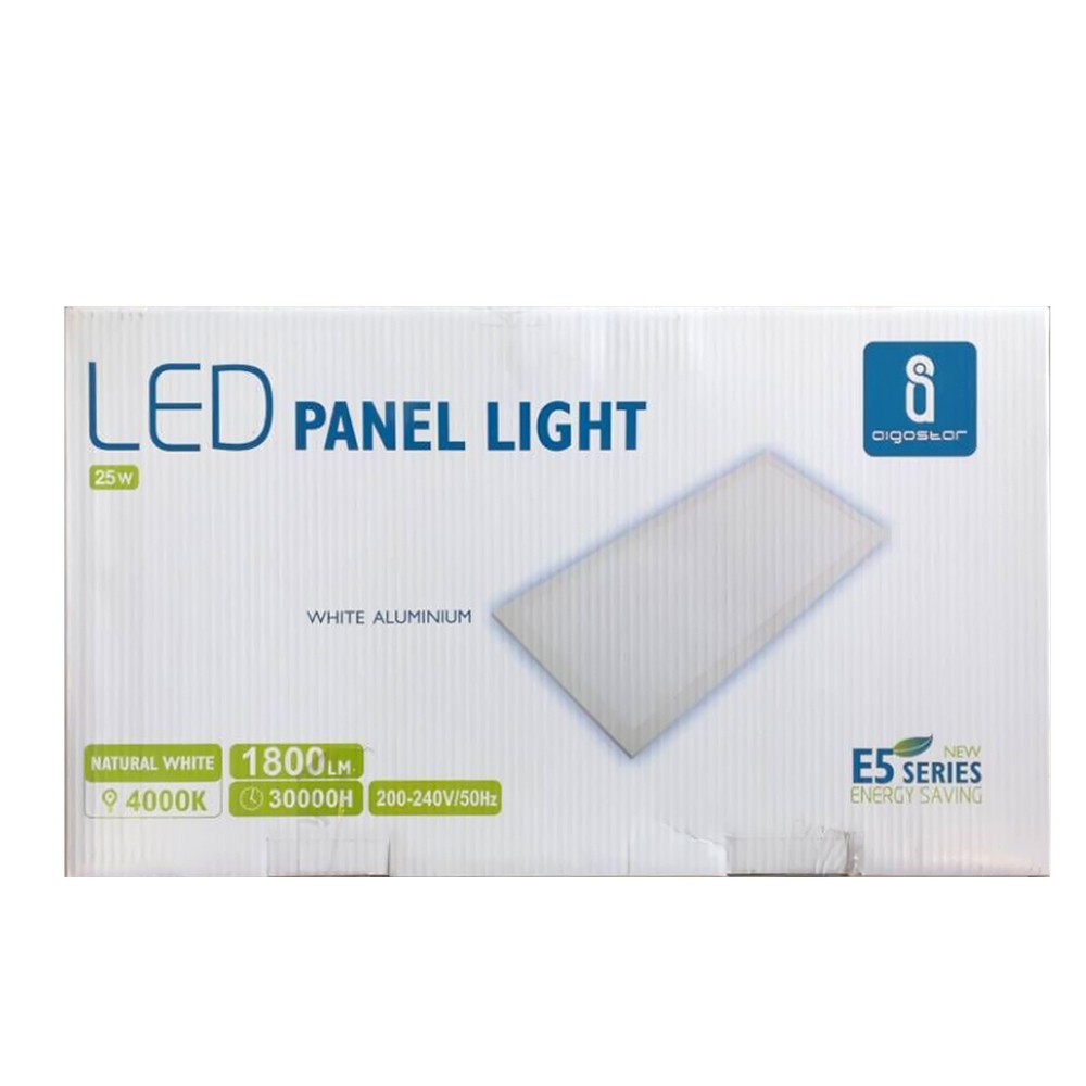 Pannello Led 25W 60x30cm Cornice bianca rettangolare Bianco neutro 4000K Aigostar - Foto 1