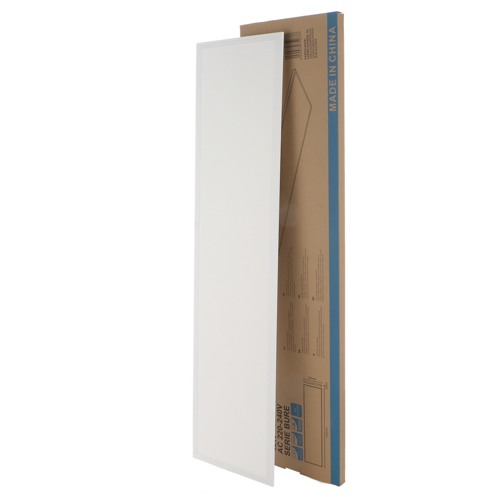 Pannello Led 40W 120x30cm Cornice bianca rettangolare CCT temperatura colore regolabile M LEDME - Foto 3