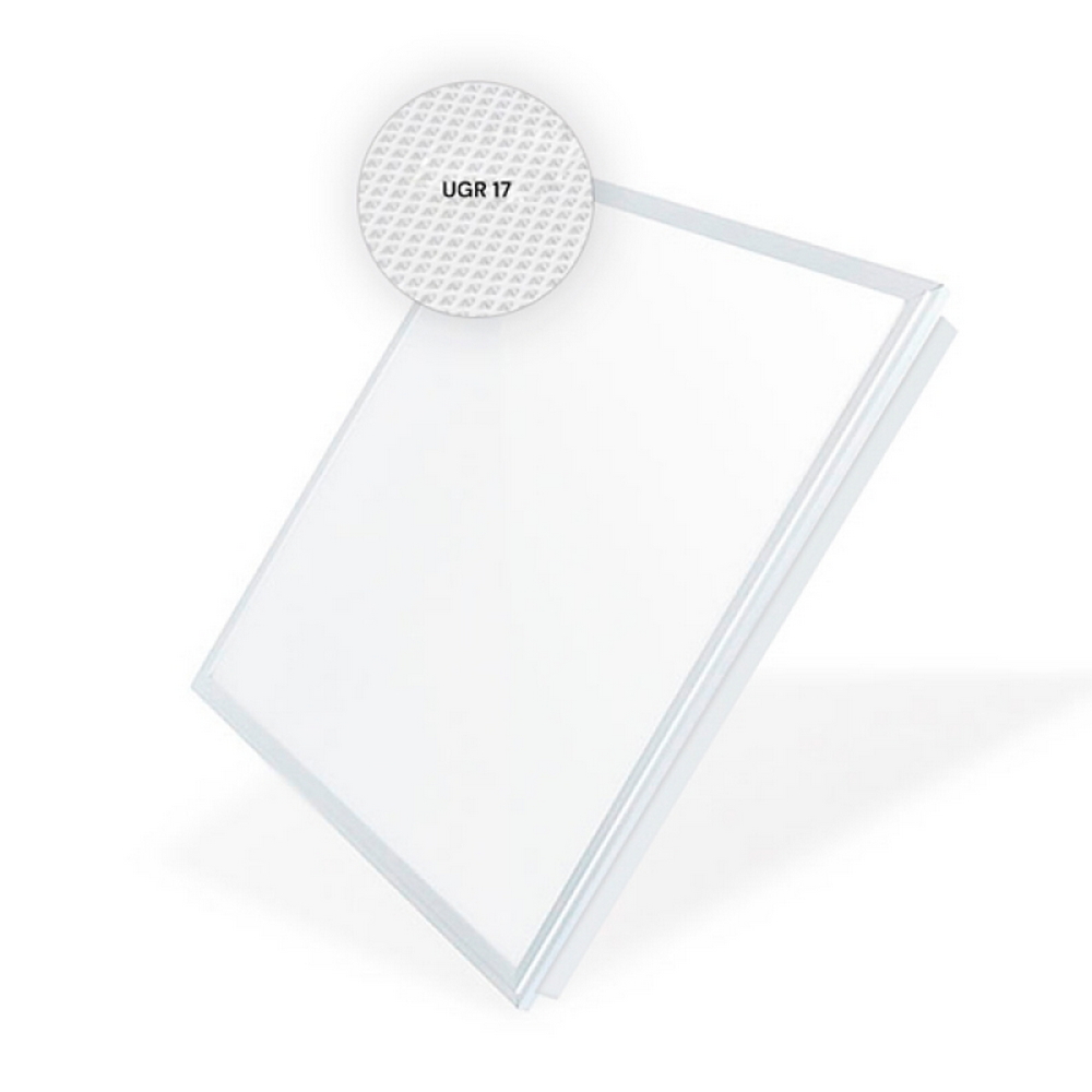 Pannello Led 48W 60x60cm no Flicker Cornice bianca quadrata Bianco caldo 3000K M LEDME - Foto 1