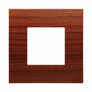 Foto principale Placca 2 moduli 502 in plastica radica compatibile anche con Vimar Arké