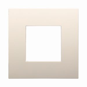 Foto principale Placca 2 moduli 502 in plastica sabbia compatibile anche con Vimar Arké