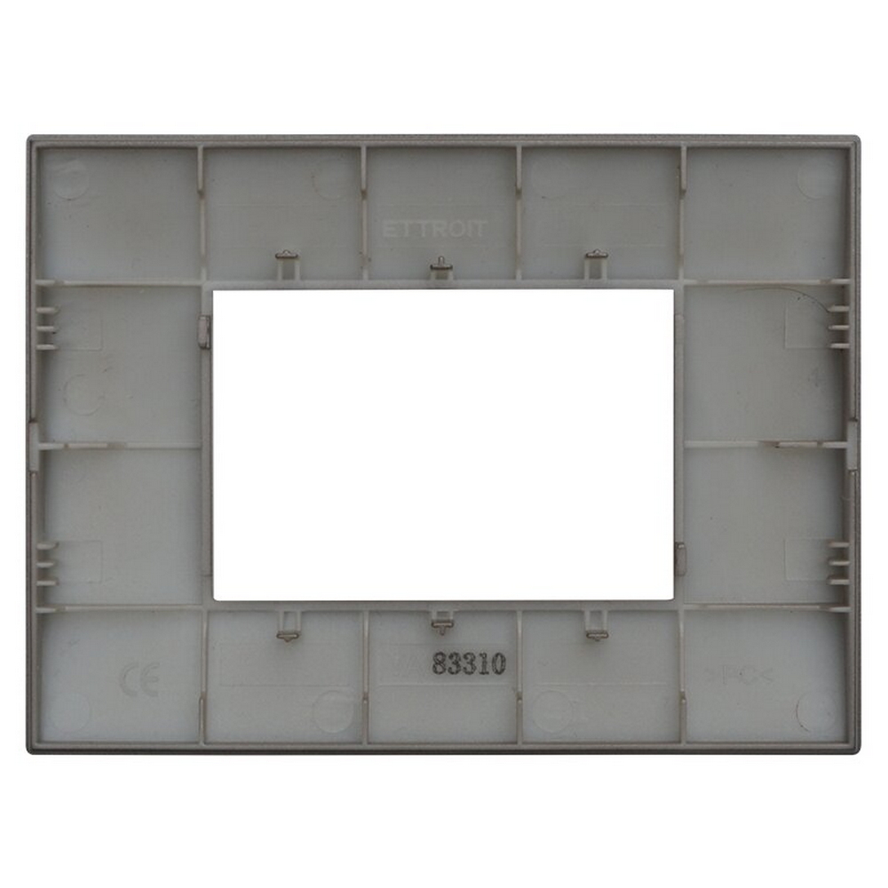 Placca 3 moduli 503 in plastica bronzo compatibile anche con Vimar Arké - Foto 2