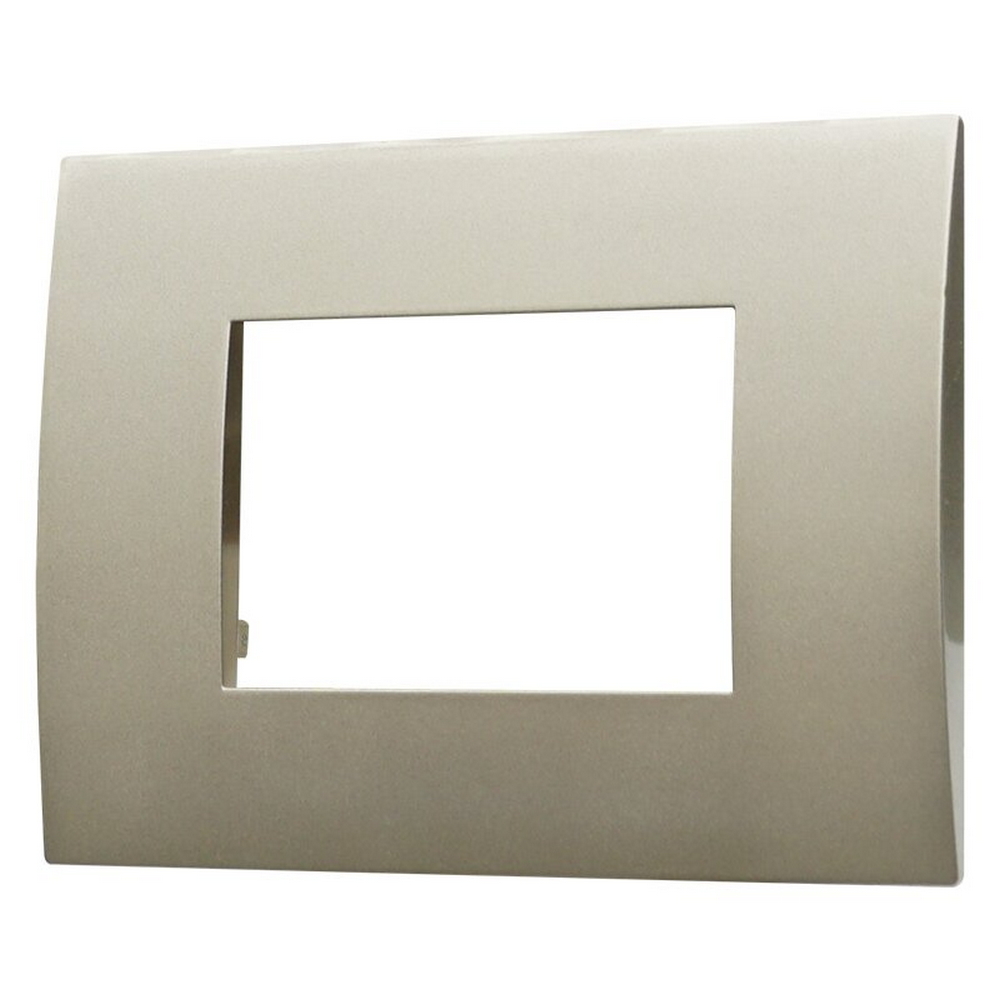 Placca 3 moduli 503 in plastica titanio compatibile anche con Vimar Arké - Foto 1