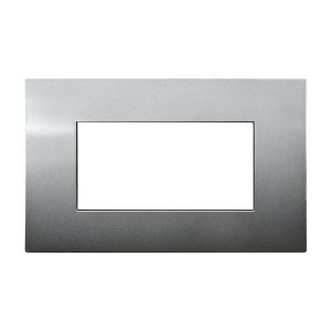 Foto principale Placca 4 moduli 504 in plastica bronzo compatibile anche con Vimar Arké
