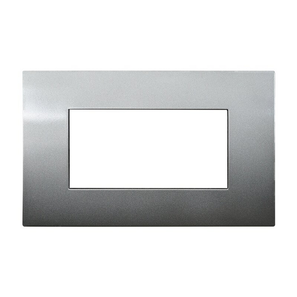 Foto principale Placca 4 moduli 504 in plastica bronzo compatibile anche con Vimar Arké
