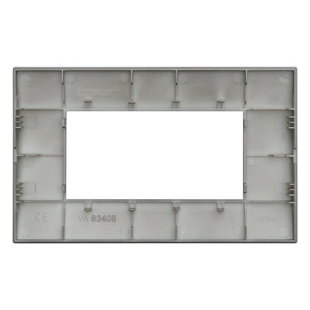 Placca 4 moduli 504 in plastica sabbia compatibile anche con Vimar Arké - Foto 2