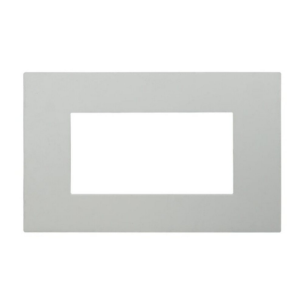 Foto principale Placca 4 moduli 504 in plastica sabbia compatibile anche con Vimar Arké