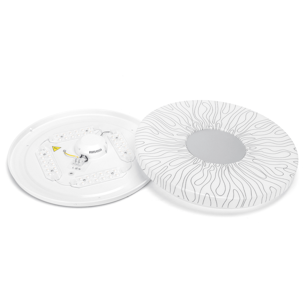 Plafoniera Led 36W Line rotonda Bianco freddo 6500K Aigostar - Foto 3