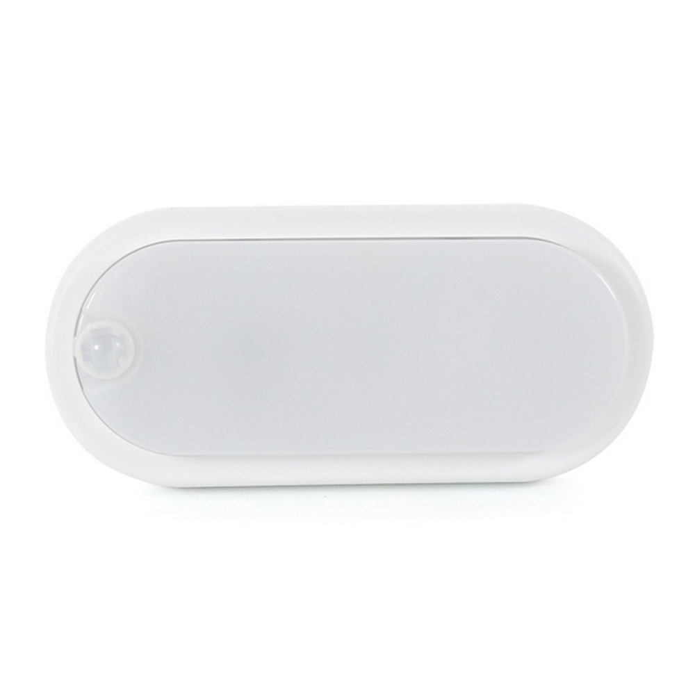Plafoniera Led da parete 12W Bianco IP54 Bianco neutro 4000K con sensore di movimento M LEDME - Foto 1