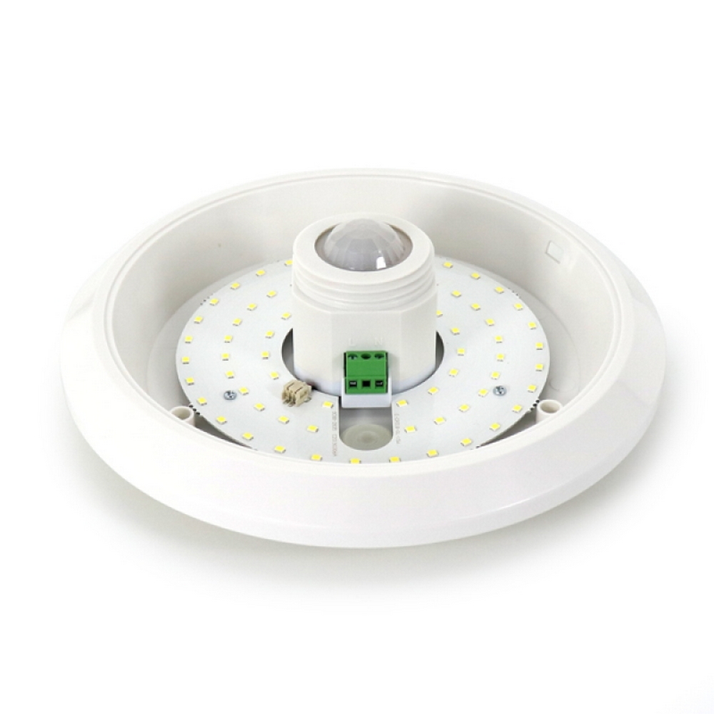 Plafoniera Led Halls 20W Bianca Rotonda con sensore di movimento Bianco freddo 6000K M LEDME - Foto 3