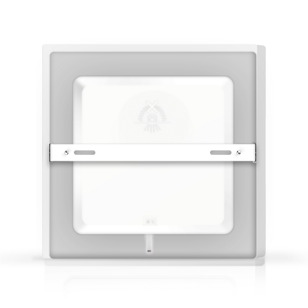 Plafoniera Led slim 12W Bianca Quadrata Bianco freddo 6500K Aigostar - Foto 1