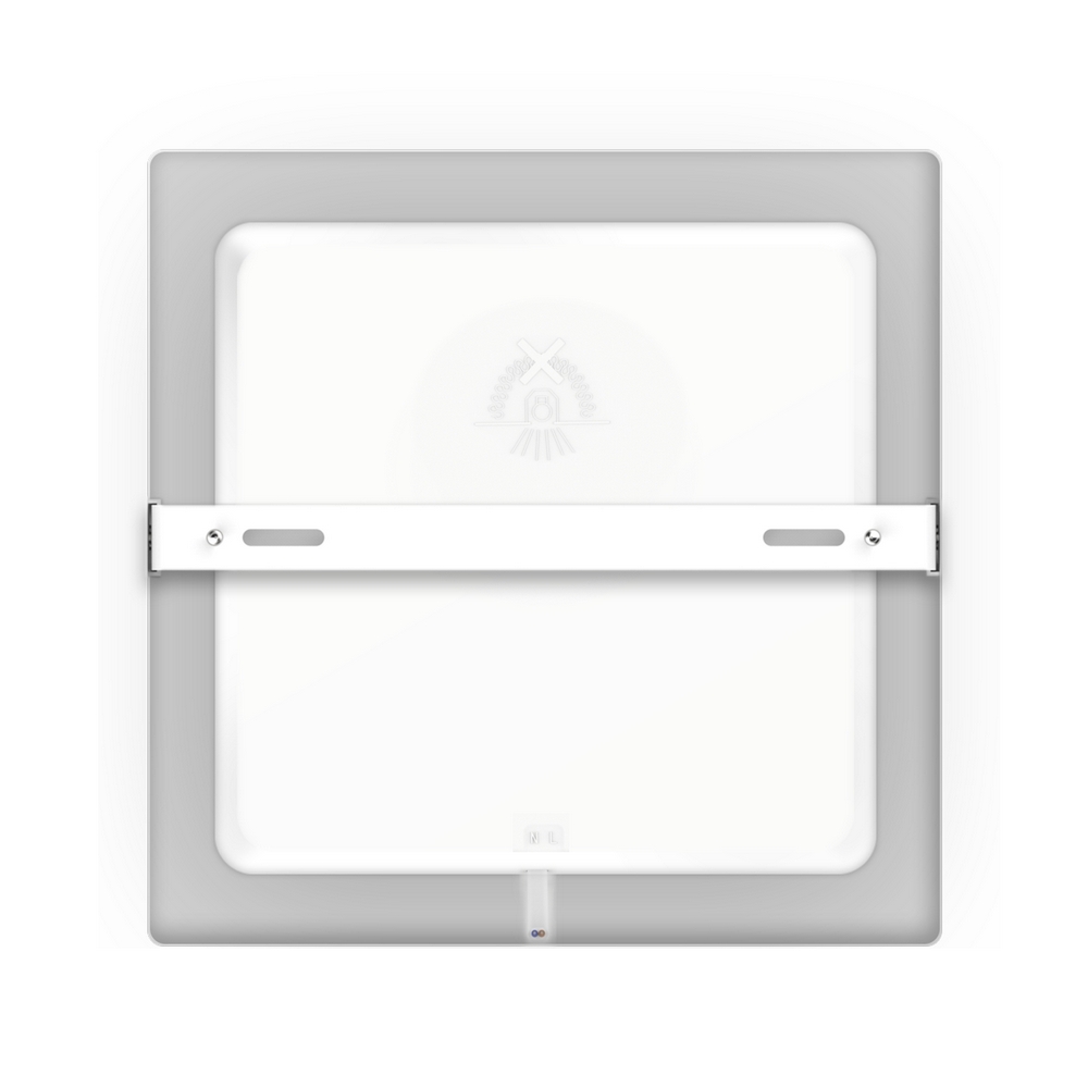 Plafoniera Led slim 18W Bianca Quadrata Bianco freddo 6500K Aigostar - Foto 1