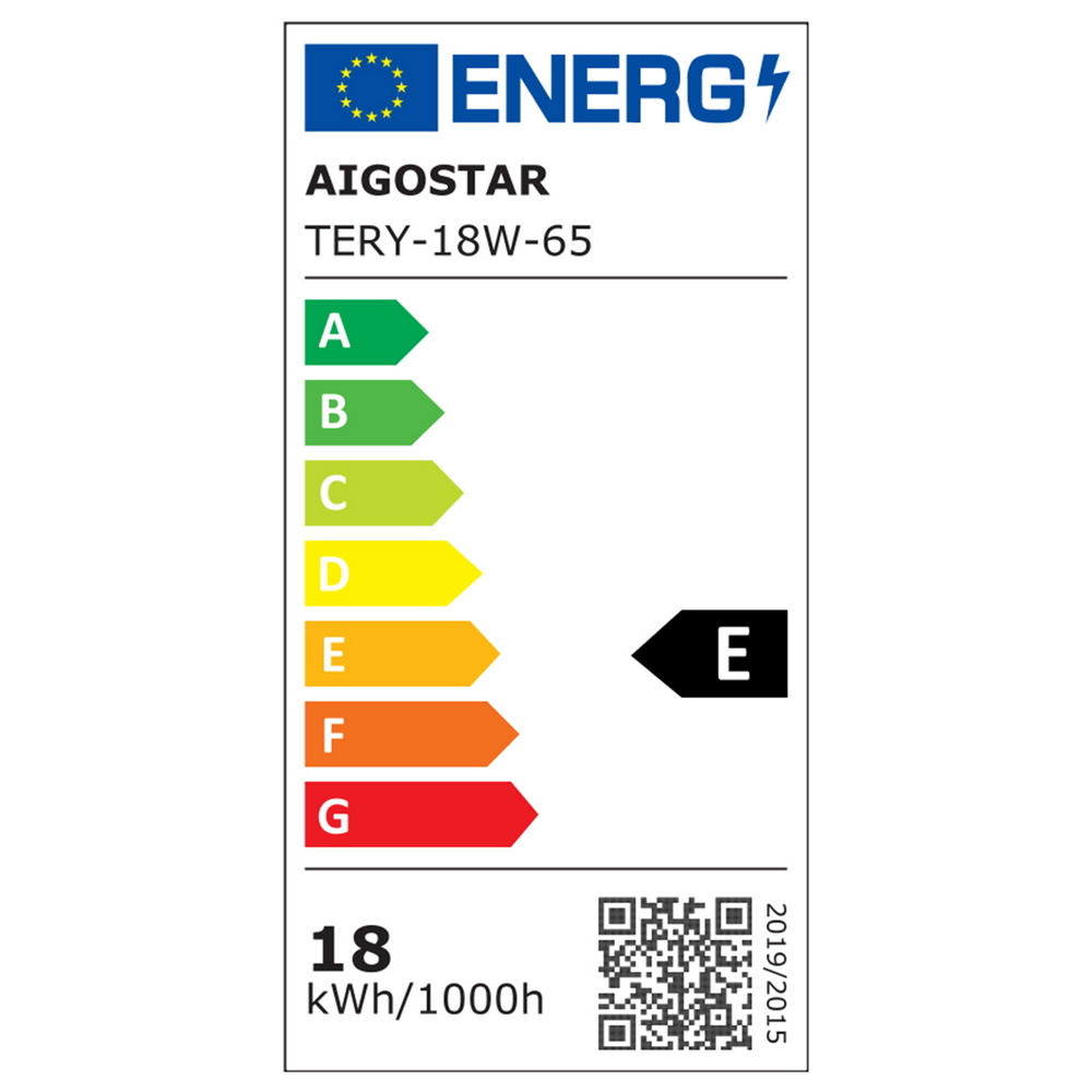 Plafoniera Led slim 18W Bianca Rotonda Bianco freddo 6500K Aigostar - Foto 3