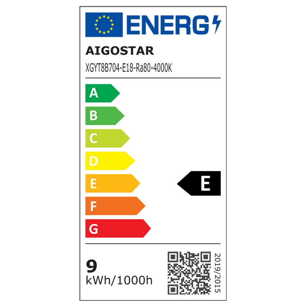 Plafoniera stagna a 1 posto con Tubo Led G13 T8 incluso da 60cm IP65 Bianco neutro 4000K Aigostar - Foto 6
