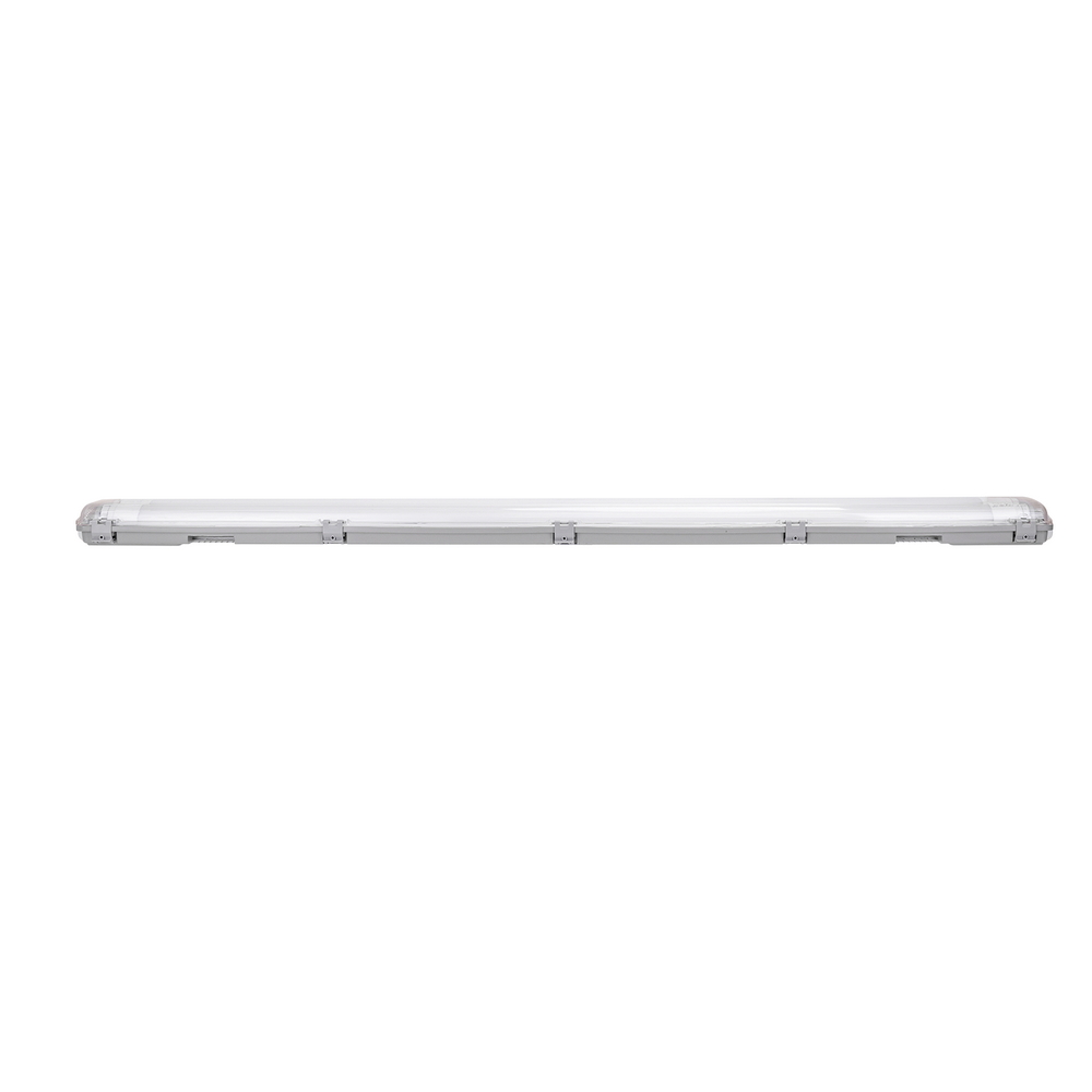 Plafoniera stagna a 2 posti con Tubi Led G13 T8 inclusi da 120cm in plastica Bianco freddo 6500K Aigostar - Foto 1