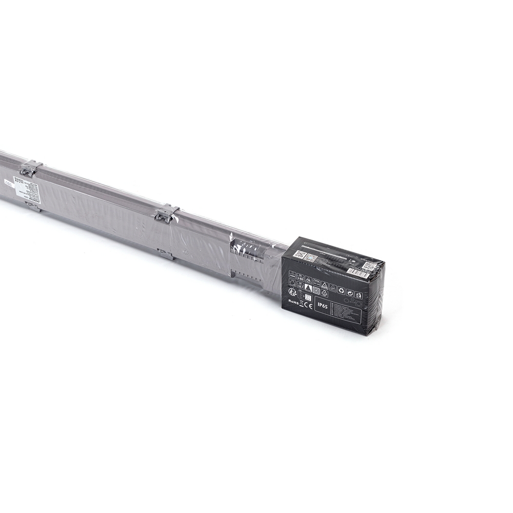 Plafoniera stagna a 2 posti con Tubi Led G13 T8 inclusi da 120cm in plastica Bianco freddo 6500K Aigostar - Foto 5