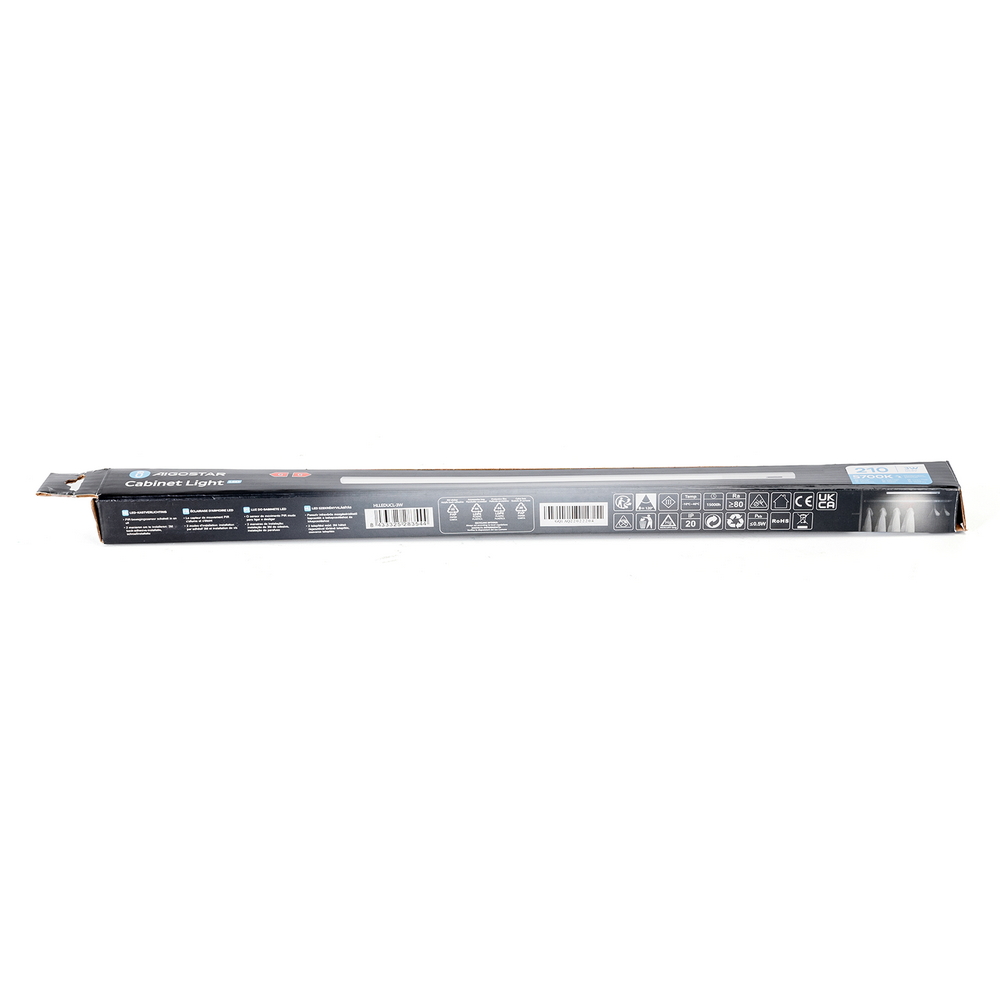 Reglette Led Luce per armadio 3W da 30 cm Bianco freddo 5700K con sensore di movimento Aigostar - Foto 6