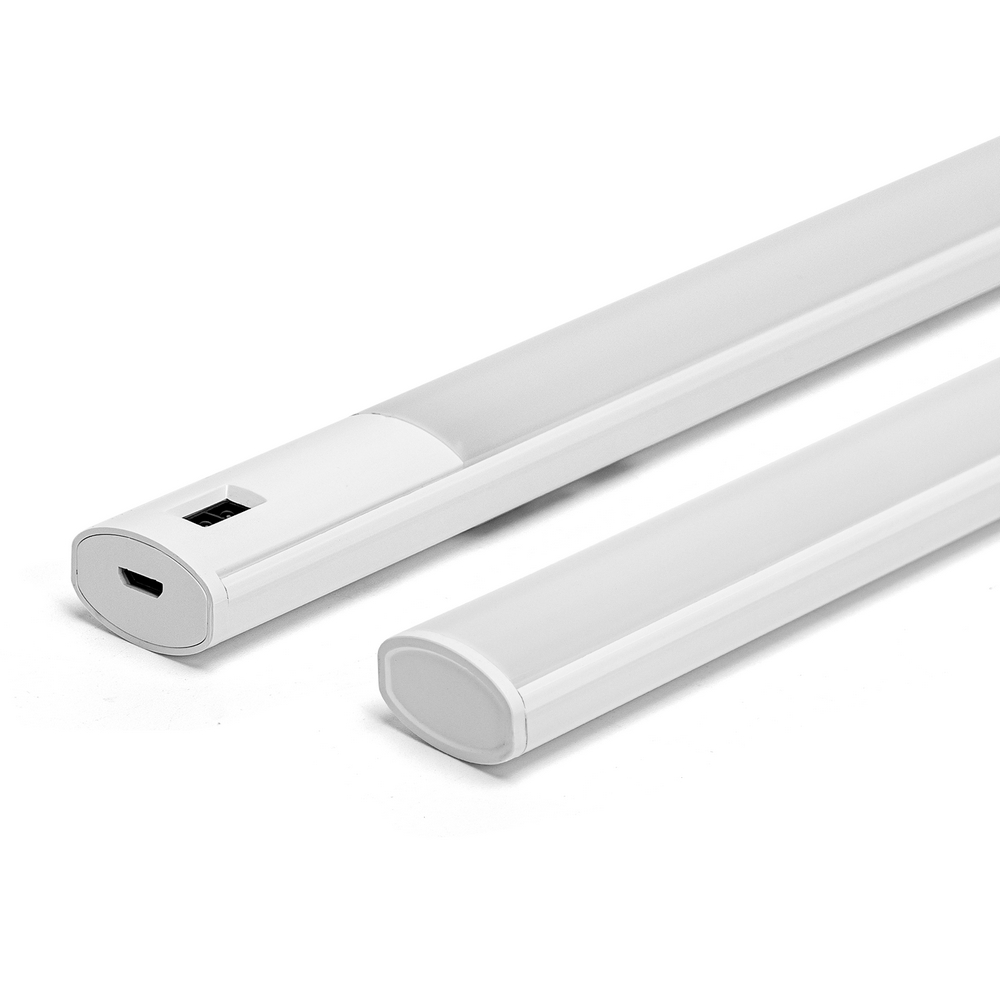 Reglette Led Luce per armadio 6W da 60 cm Bianco freddo 5700K con sensore di movimento Aigostar - Foto 2