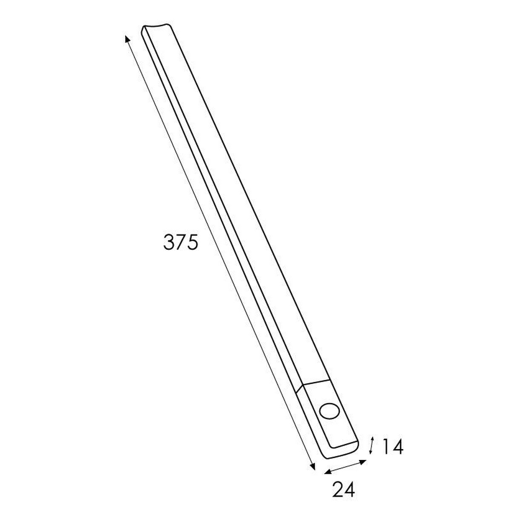 Reglette Led magnetica 1W da 38cm Bianco freddo 6000K con sensore di movimento M LEDME - Foto 1