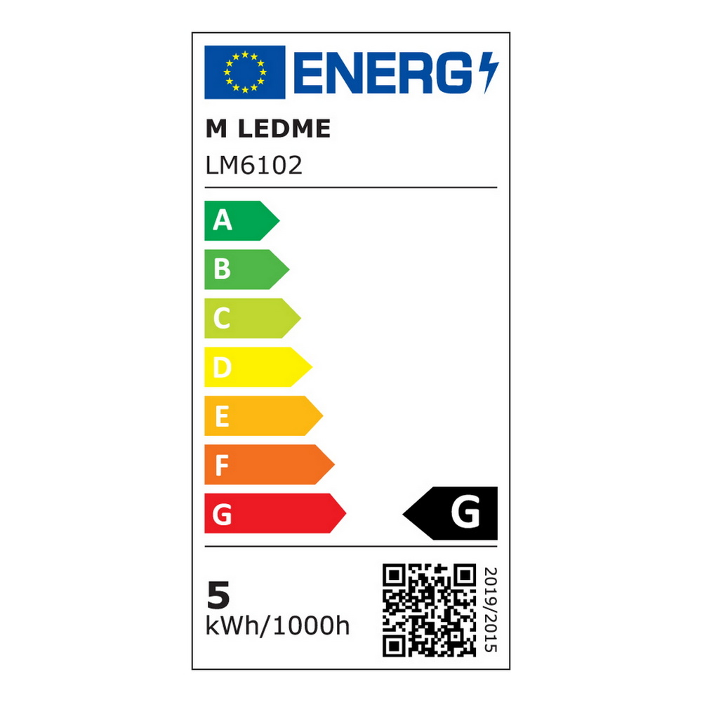Segnapasso Led Nero 5W da incasso a parete Rettangolare IP54 Bianco caldo 3000K M LEDME - Foto 3