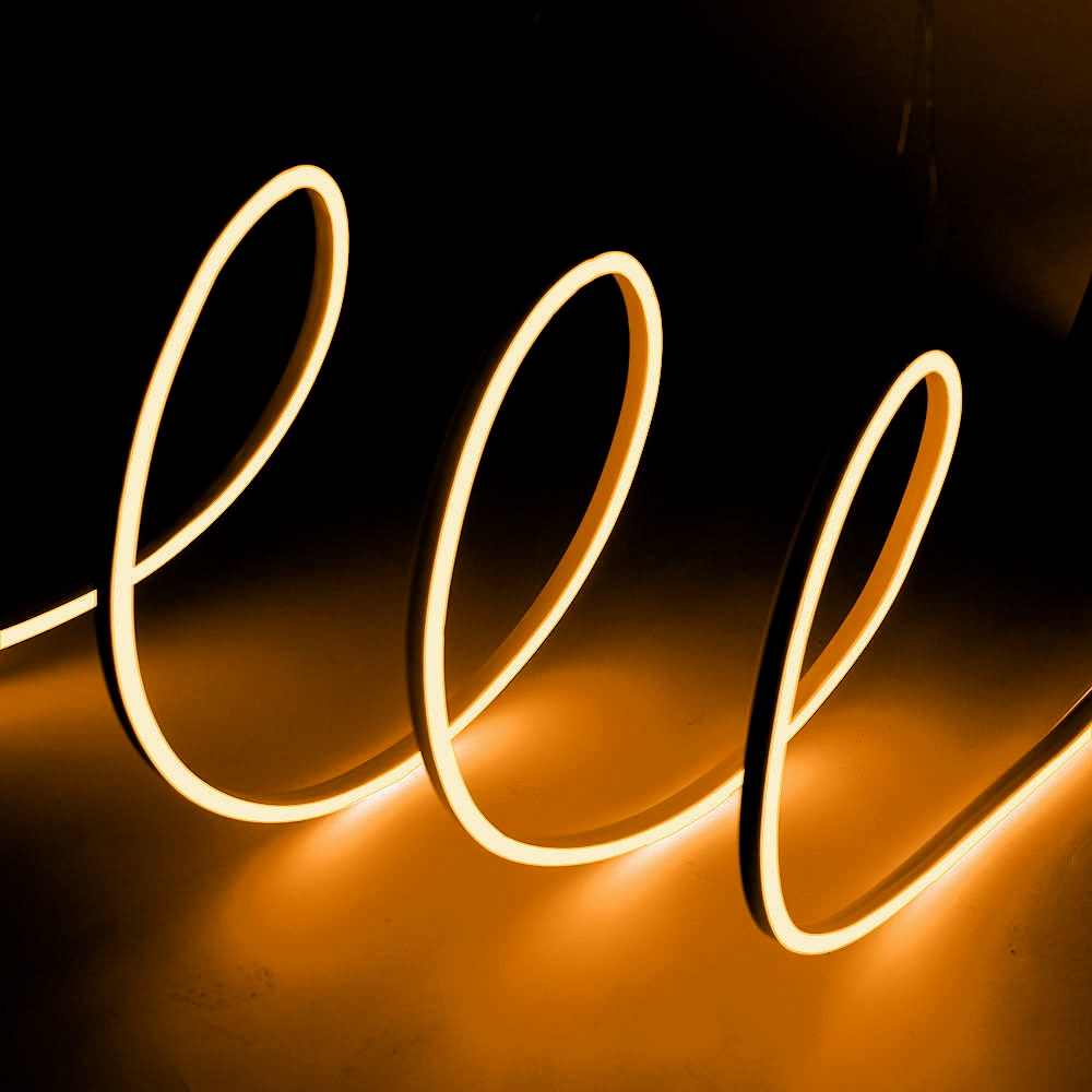Striscia Led flessibile Neon Flex modellabile 12V 14W/m Bobina 50 metri IP65 Arancione M LEDME - Foto 3