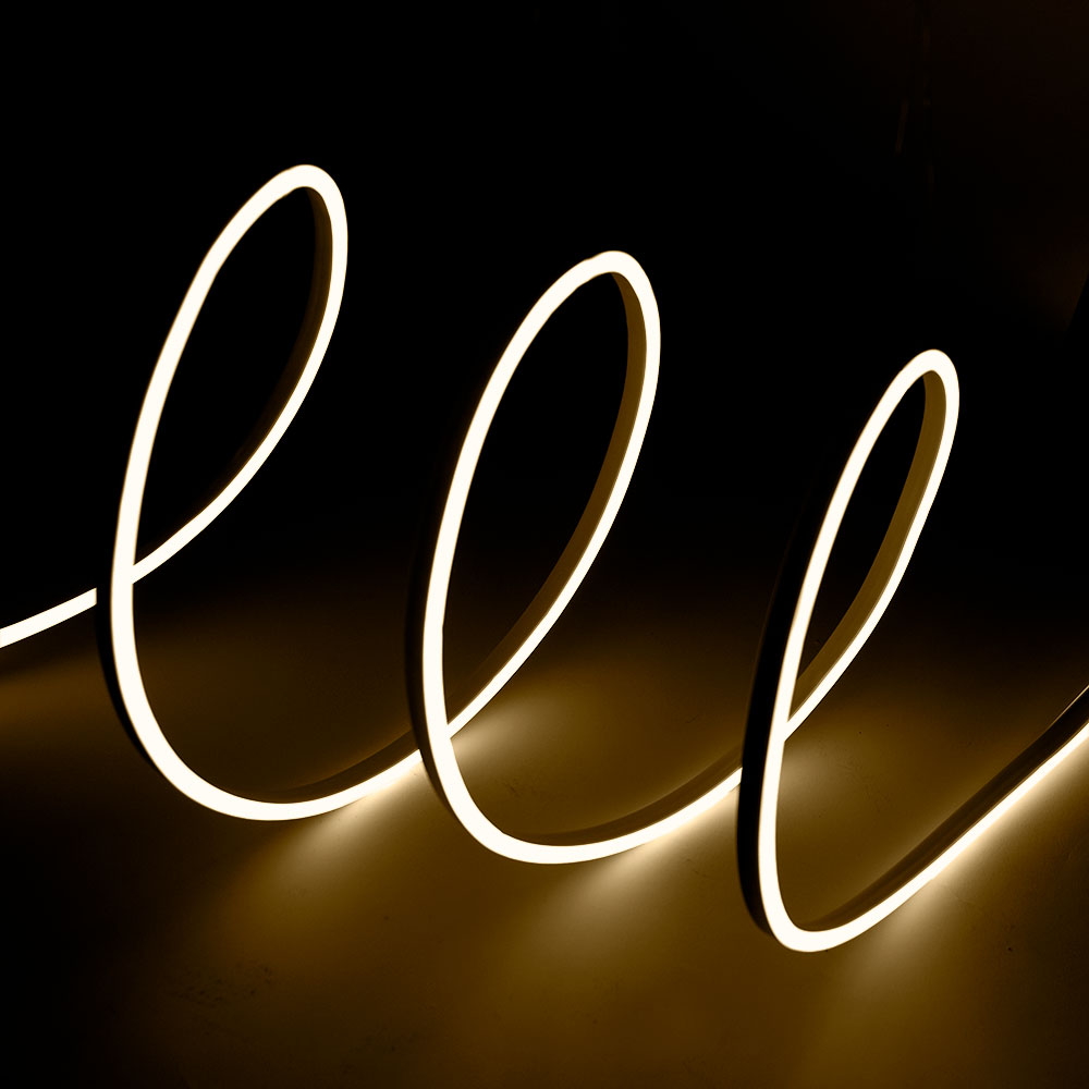 Striscia Led flessibile Neon Flex modellabile 12V 14W/m Bobina 50 metri IP65 Bianco Caldo 2700K M LEDME - Foto 3