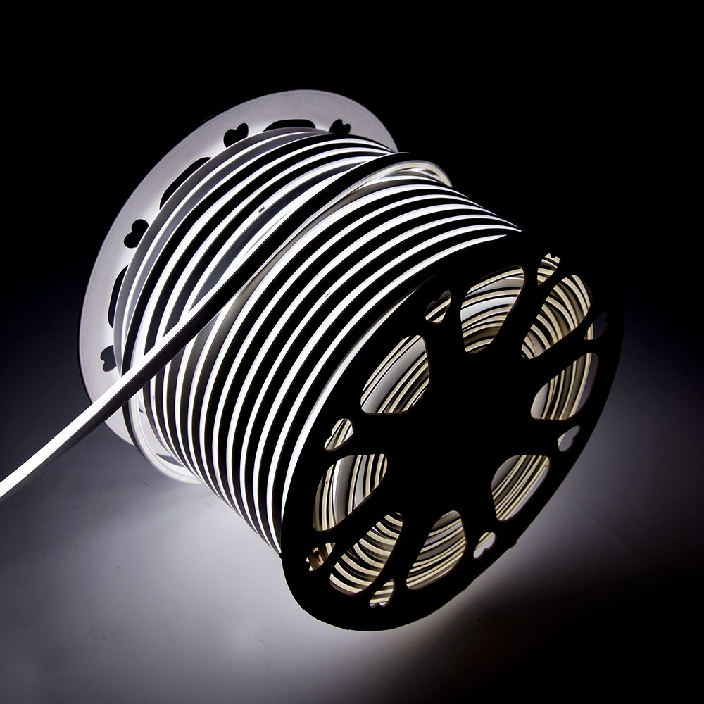 Striscia Led flessibile Neon Flex modellabile 12V 14W/m Bobina 50 metri IP65 Bianco Freddo 6000K M LEDME - Foto 2