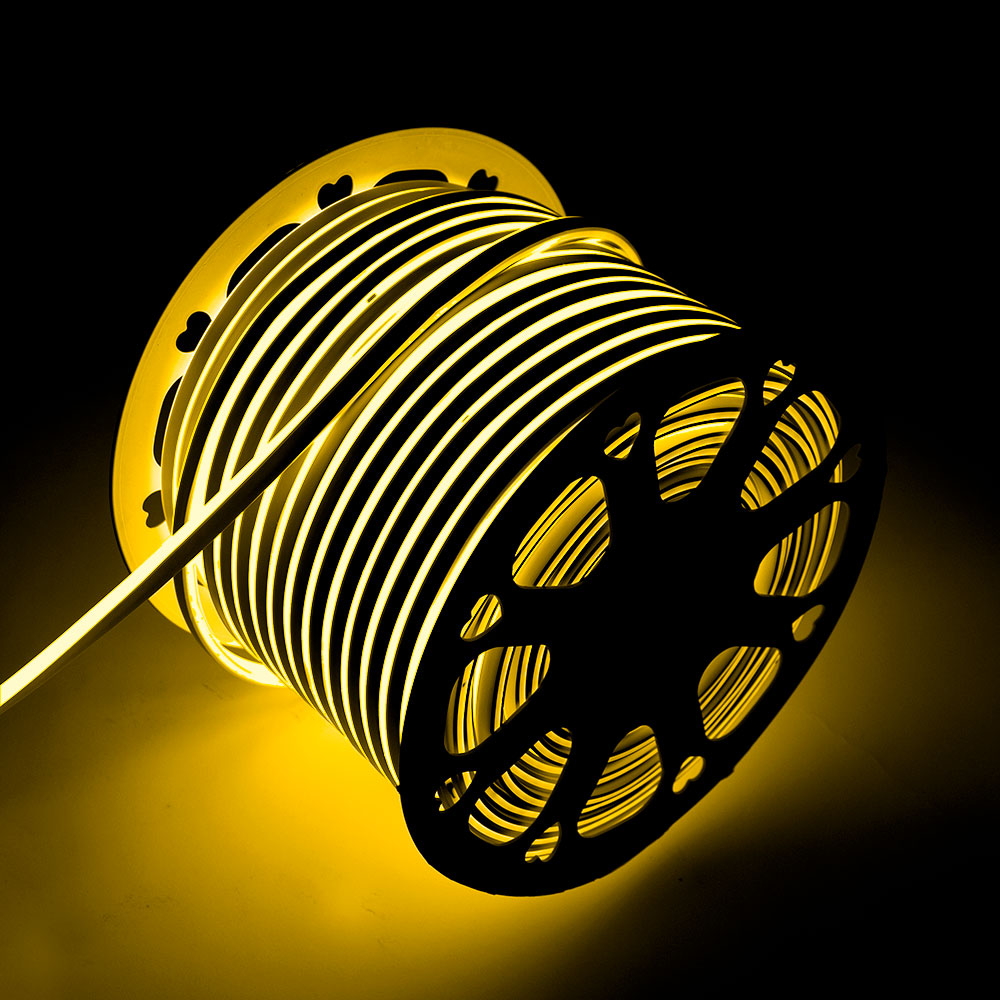 Striscia Led flessibile Neon Flex modellabile 12V 14W/m Bobina 50 metri IP65 Oro M LEDME - Foto 2