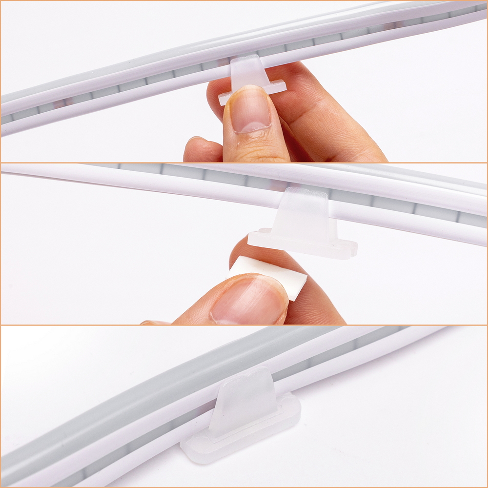 Striscia Led flessibile Neon Flex modellabile 5V 4,9W 1 metro IP65 Bianco caldo 3000K Aigostar - Foto 3