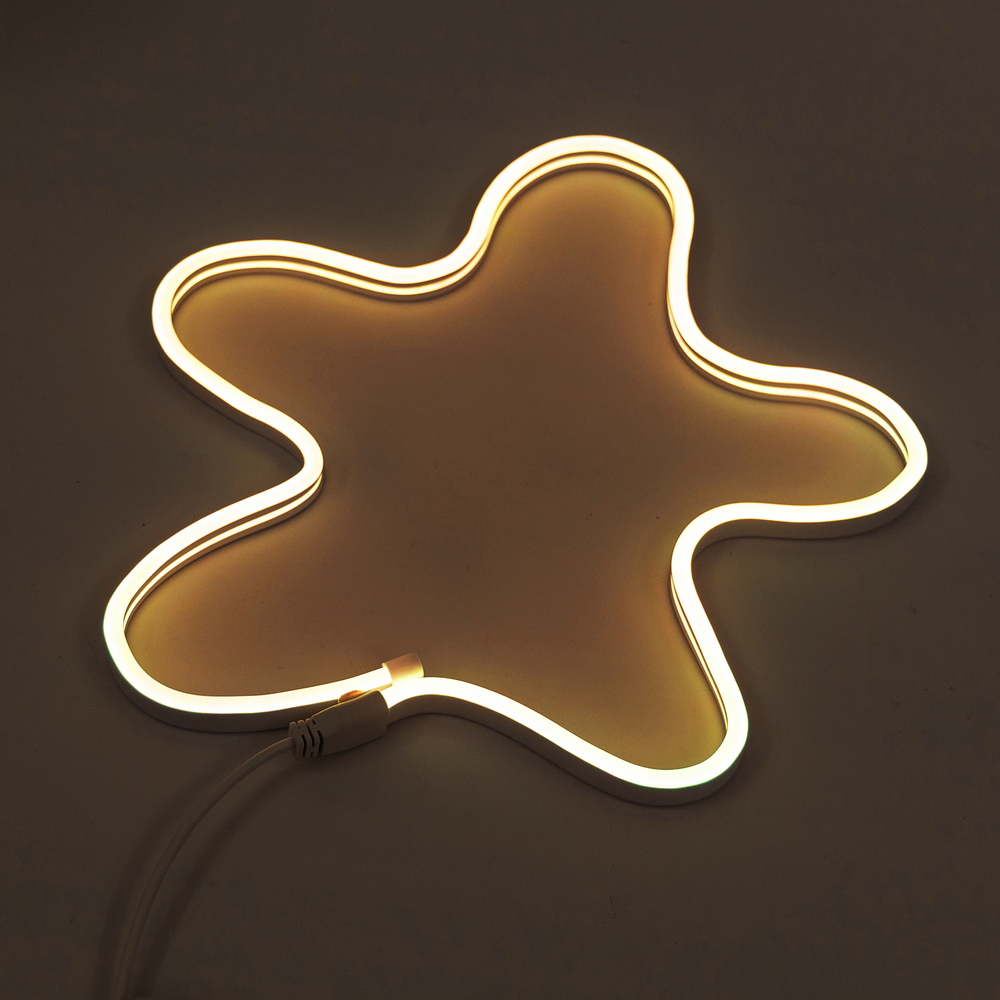 Striscia Led flessibile Neon Flex modellabile 5V 4,9W 1 metro IP65 Bianco caldo 3000K Aigostar - Foto 4