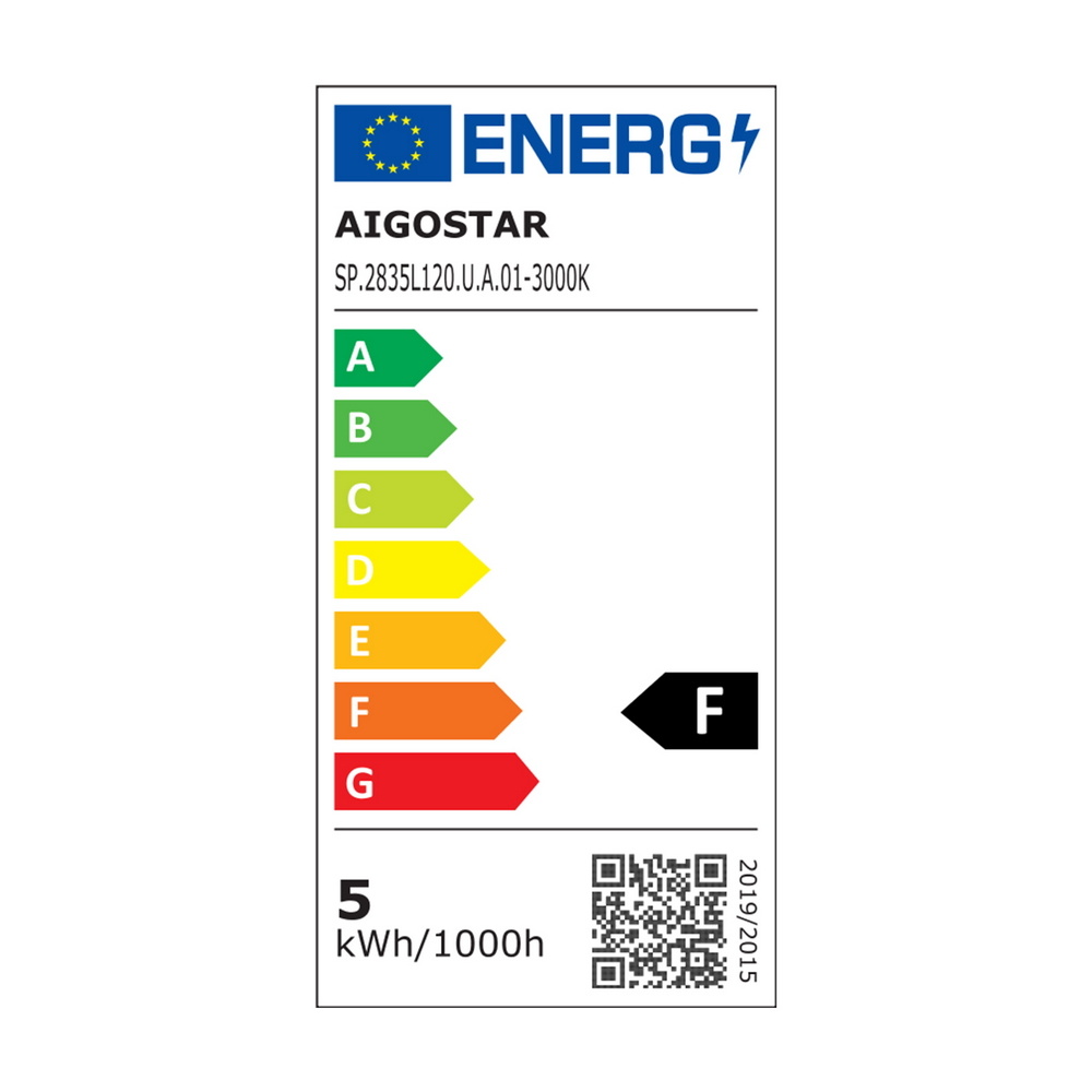 Striscia Led flessibile Neon Flex modellabile 5V 4,9W 1 metro IP65 Bianco caldo 3000K Aigostar - Foto 7