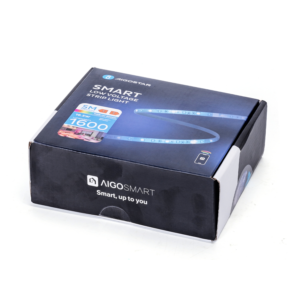 Striscia Led Smart 12V 16,5W 5 metri WiFi RGB CCT luce regolabile e dimmerabile Aigostar - Foto 6
