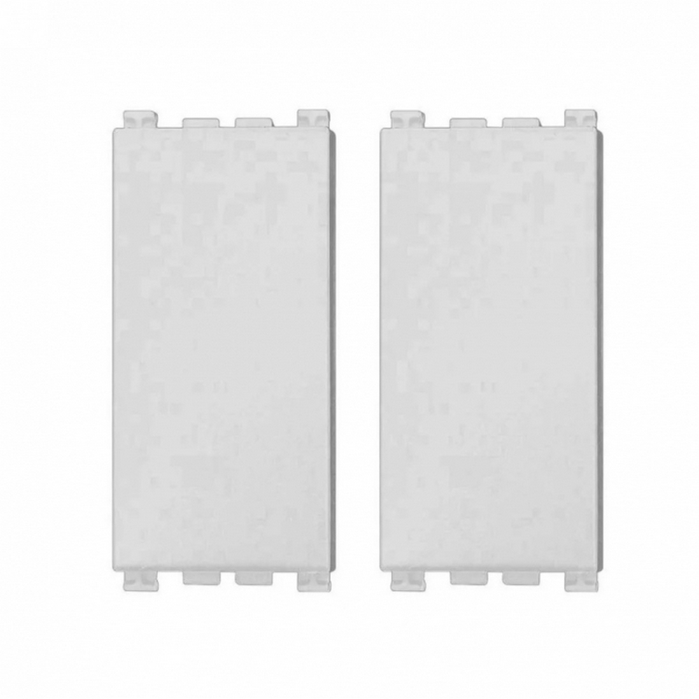 Foto principale Tappo Falso Polo bianco compatibile anche con Vimar Arké 2 pezzi