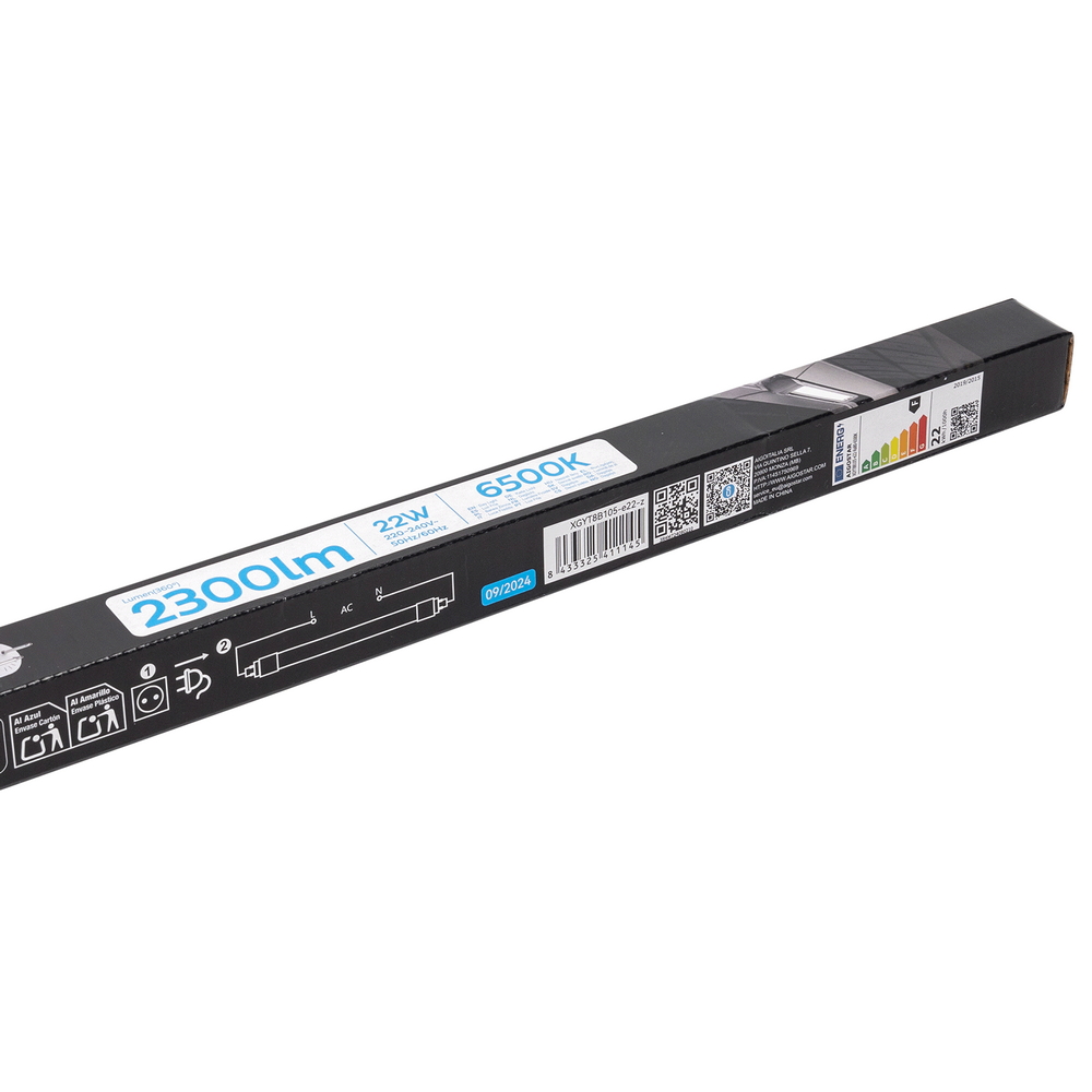 Tubo Led G13 T8 150cm 22W in vetro Bianco freddo 6500K Aigostar - Foto 4