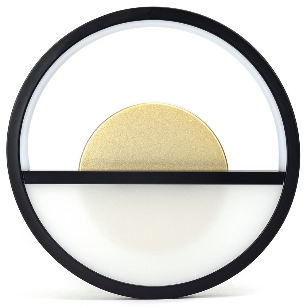 Applique Led da parete Drawn 13,5W Nero IP20 Bianco freddo 6500K Aigostar - Foto 1