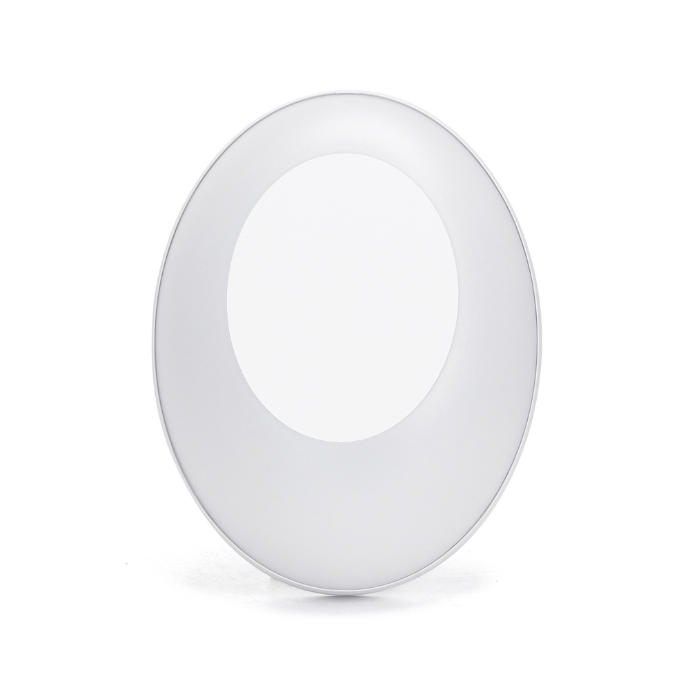 Applique Led da parete slim Eye 24W rotondo Bianco IP65 Bianco freddo 6500K Aigostar - Foto 1