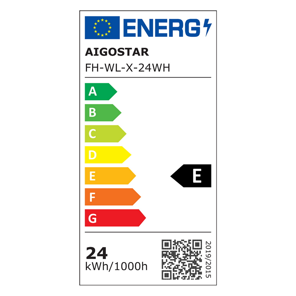 Applique Led da parete slim Eye 24W rotondo Nero IP65 Bianco freddo 6500K Aigostar - Foto 5