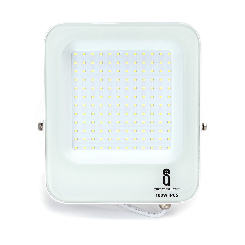 Faro proiettore Led 100W Bianco da esterno IP65 Bianco freddo 6500K Aigostar - Foto 1