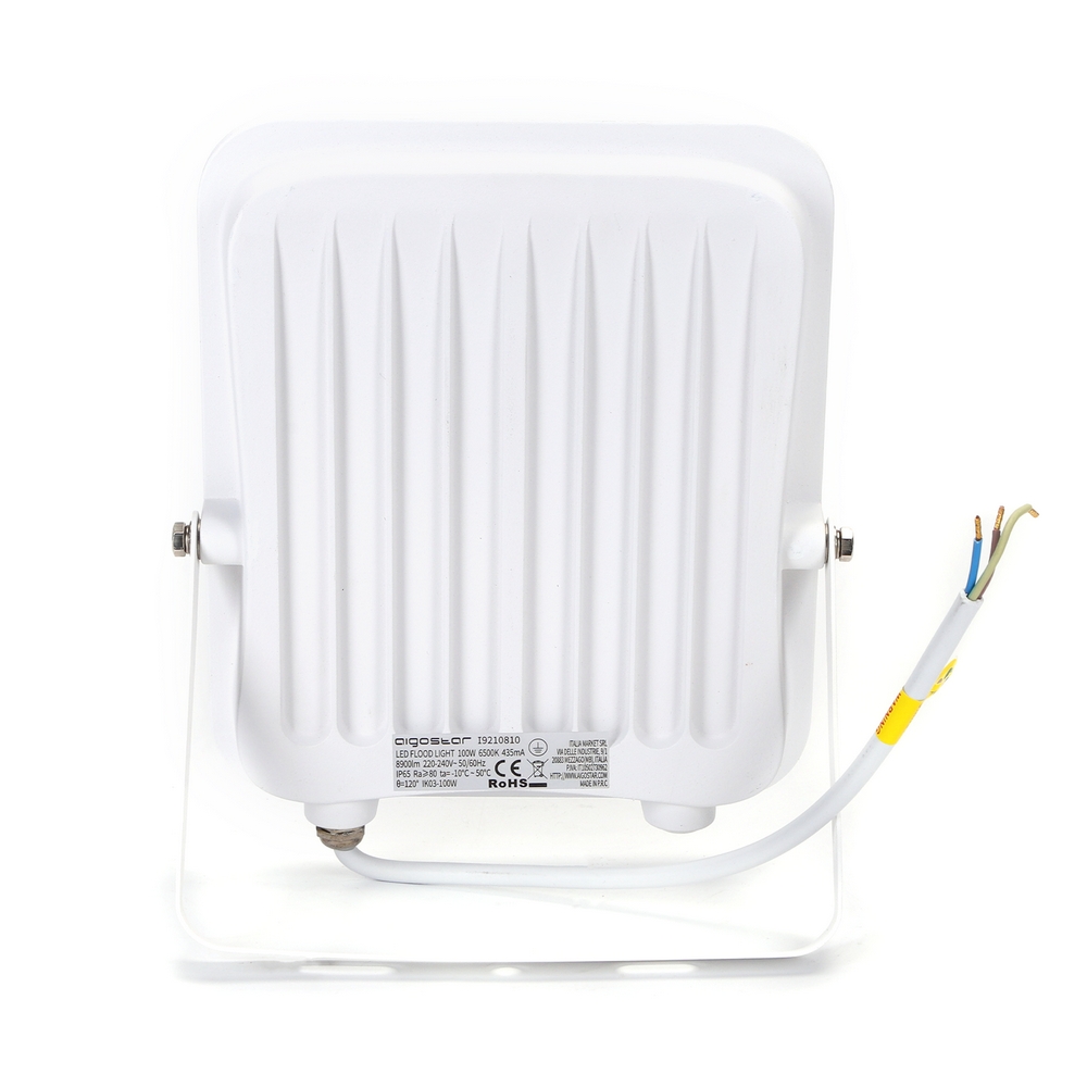 Faro proiettore Led 100W Bianco da esterno IP65 Bianco freddo 6500K Aigostar - Foto 2
