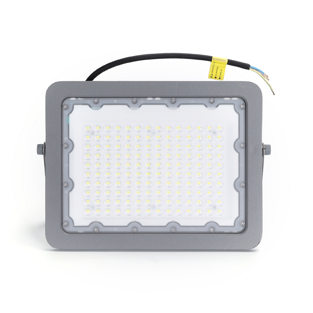 Faro proiettore Led 100W Grigio da esterno IP65 Bianco freddo 6500K Aigostar - Foto 1