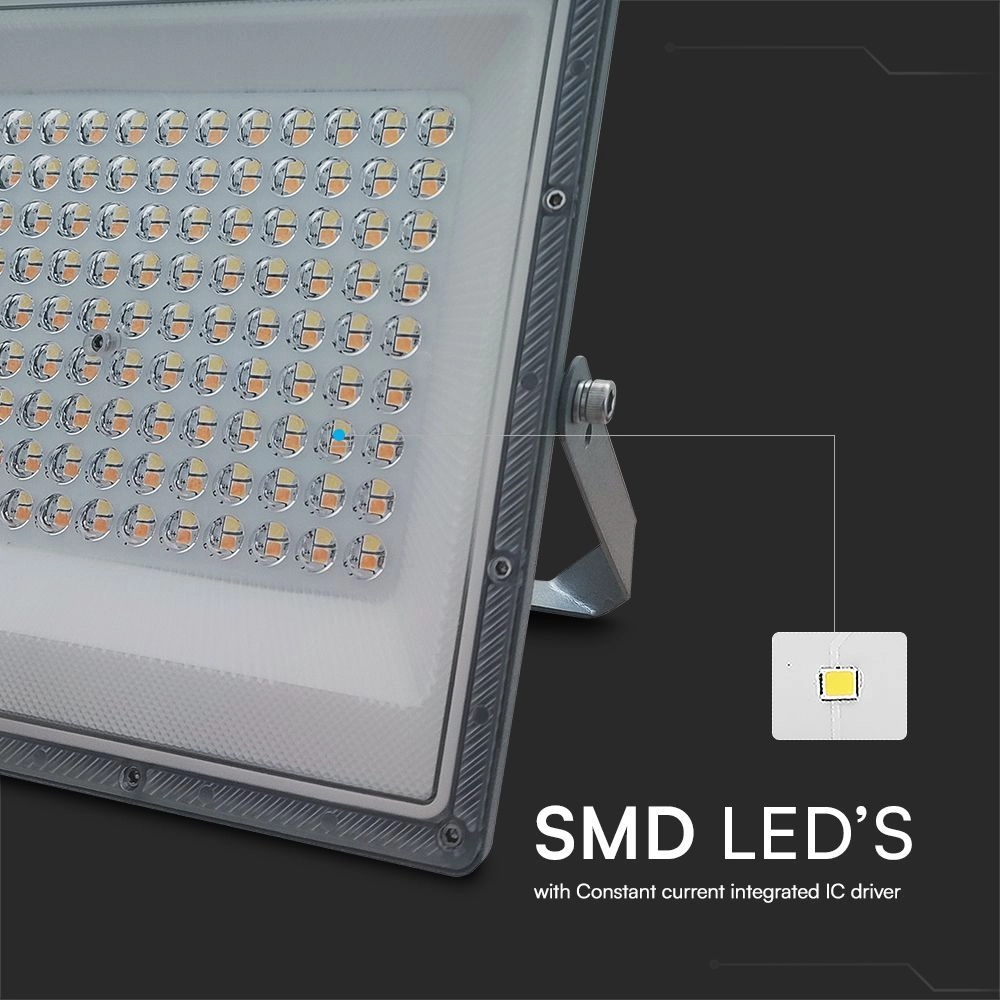 Faro proiettore Led 100W Grigio da esterno IP65 CCT temperatura colore regolabile V-TAC - Foto 5