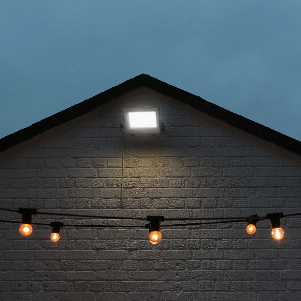 Faro proiettore Led 100W Grigio da esterno IP65 CCT temperatura colore regolabile V-TAC - Foto 6