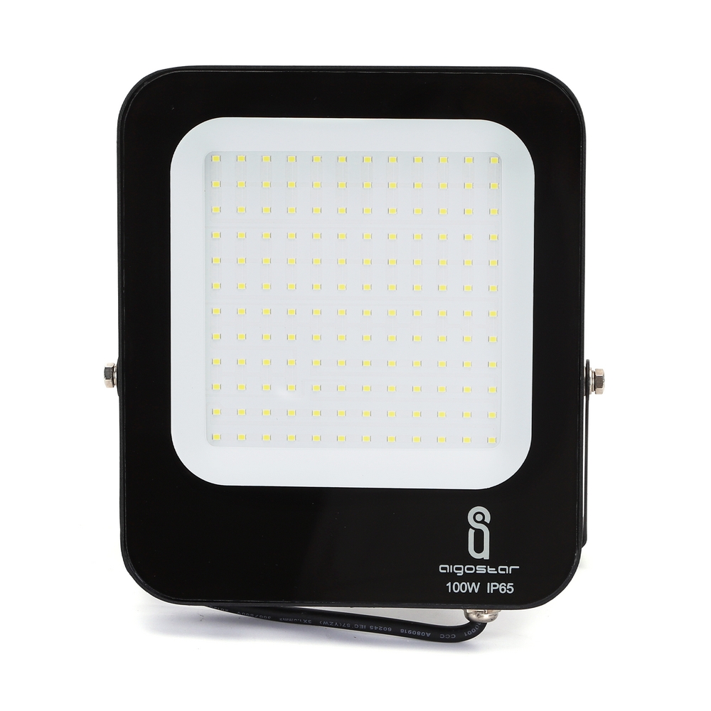 Faro proiettore Led 100W Nero da esterno IP65 Bianco freddo 6500K Aigostar - Foto 1