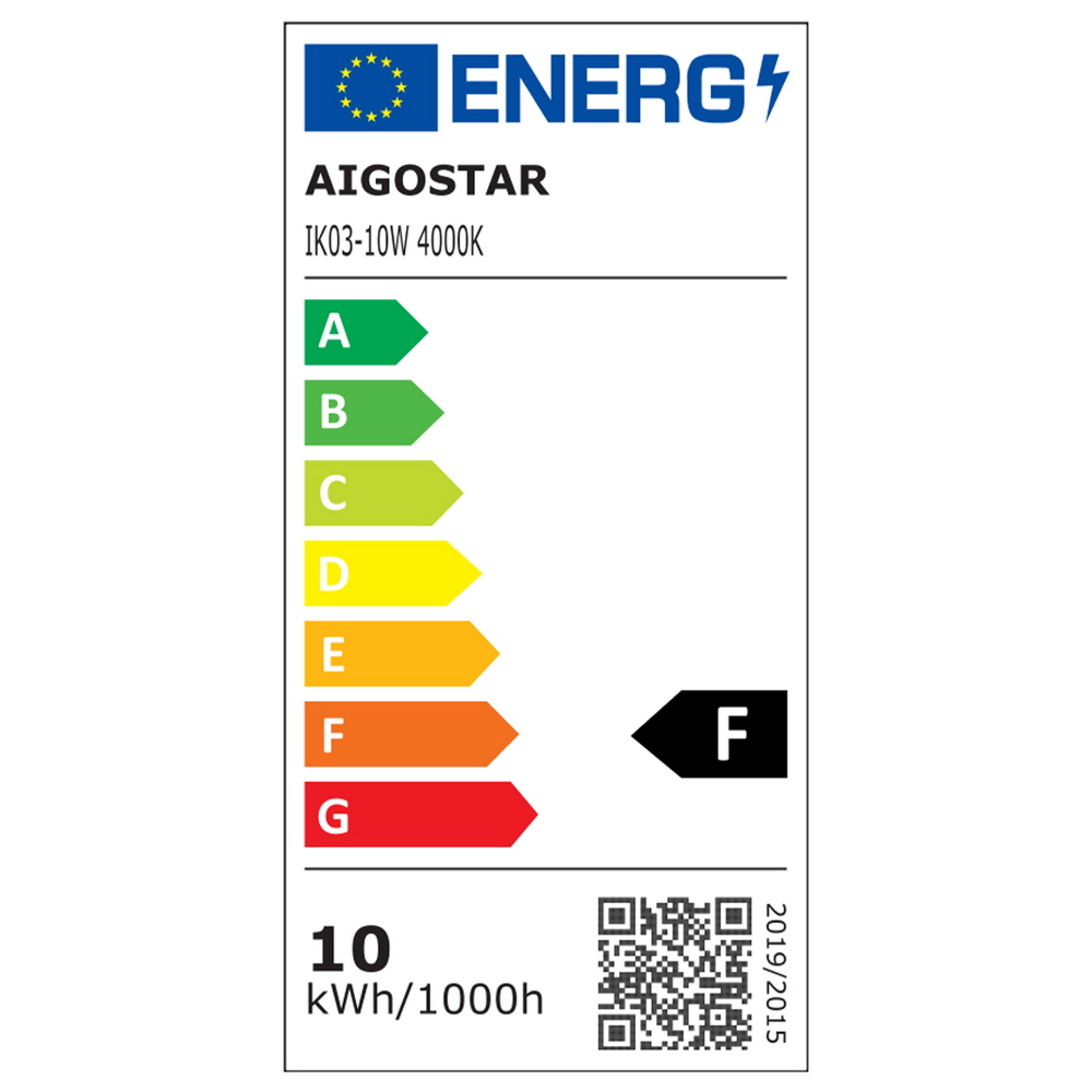 Faro proiettore Led 10W Bianco da esterno IP65 Bianco neutro 4000K Aigostar - Foto 5